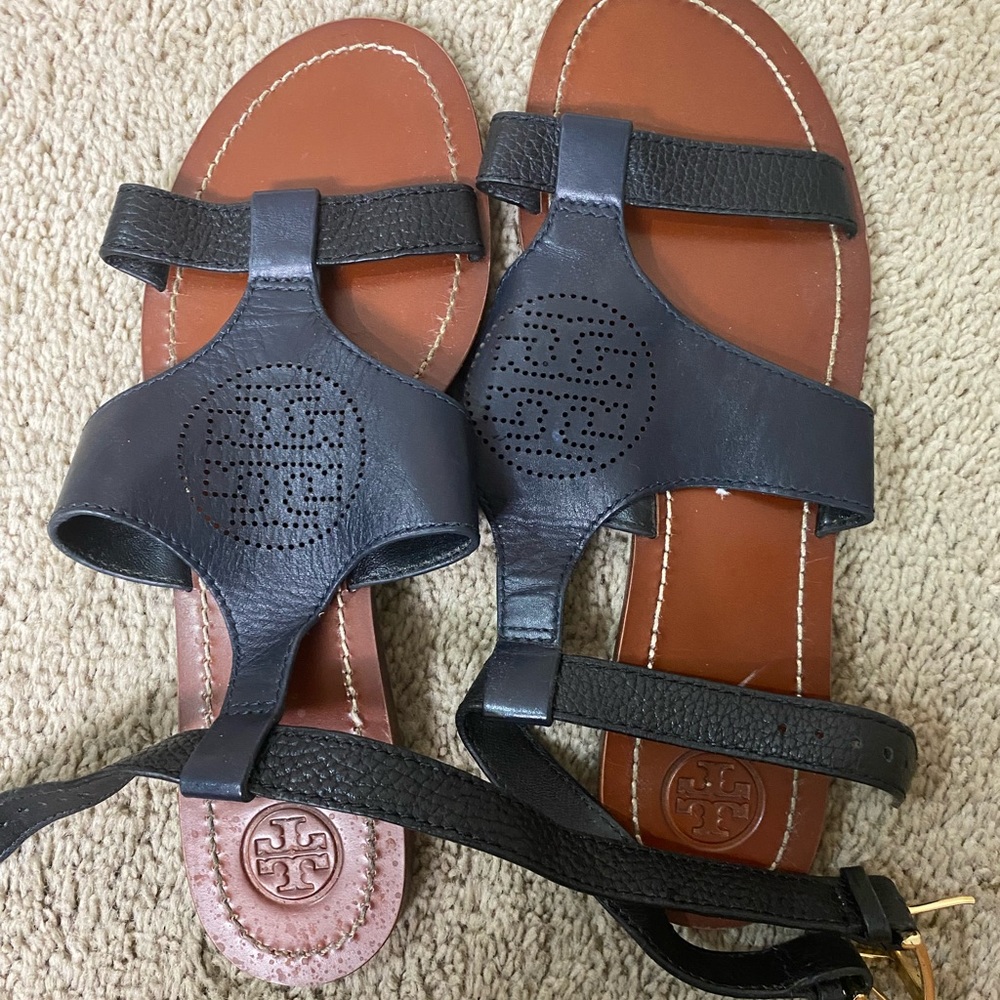 Black Tory Burch women 8 sandals